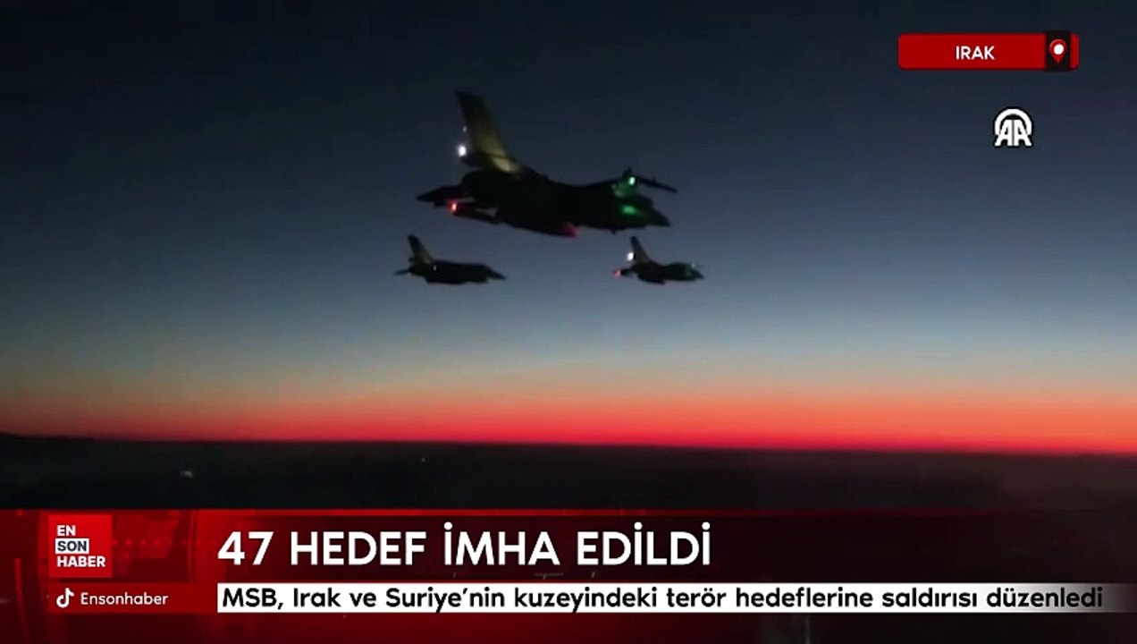 MSB: Terör hedefleri yerle bir edildi