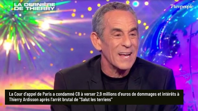 Je suis très satisfait : Thierry Ardisson réagit à la condamnation de C8 après l'arrêt brutal de son émission