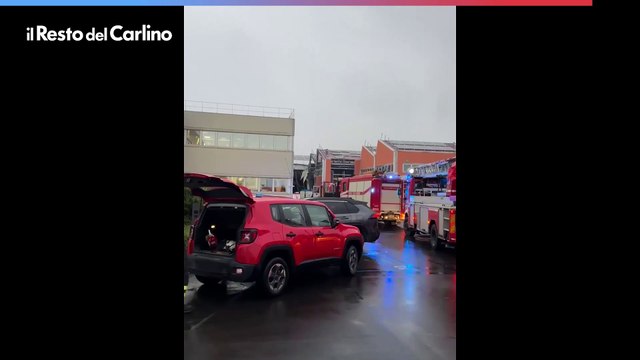 Esplosione alla Toyota: il video dei danni