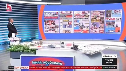 Gazetemiz @ekspreshaber_'in "CHP SÜRECE ENGEL OLMAYACAK" manşeti İSMAİL KÜÇÜKKAYA ile Yeni Bir Sabah programında.