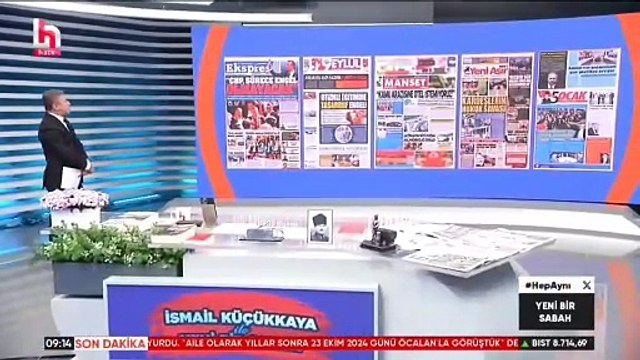 Gazetemiz @ekspreshaber_'in CHP SÜRECE ENGEL OLMAYACAK manşeti İSMAİL KÜÇÜKKAYA ile Yeni Bir Sabah programında.