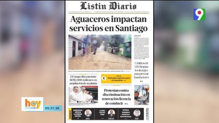 Titulares de prensa dominicana jueves 24 de octubre 2024 | Hoy Mismo