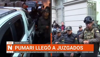 Pumari llega a juzgados