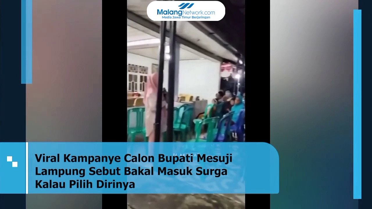 Viral! Kampanye Cabup Sebut Bakal Masuk Surga Apabila Memilihnya