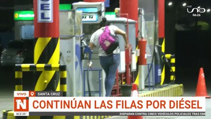 SCZ CONTINÚAN FILAS POR DIÉSEL