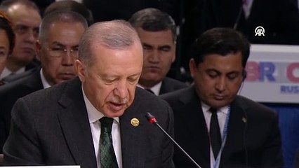 Erdoğan'dan BRICS Zirvesi'nde 'TUSAŞ' mesajı