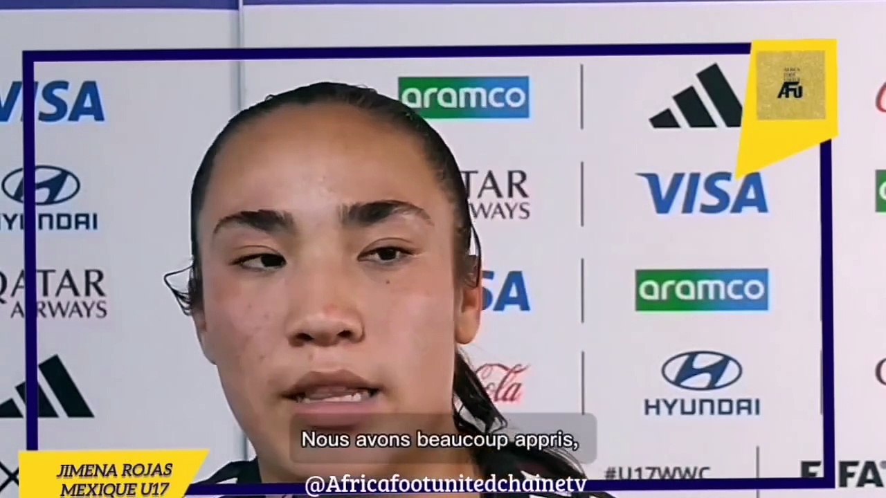 Coupe du Monde Féminine U17 République Dominicaine  #AfricaFootUnited : La joueuse mexicaine Rojas déçue après la défaite contre le #Kenya 