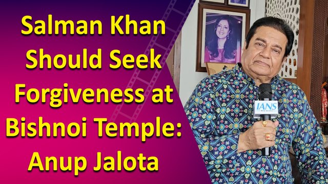 Salman Khan Should Seek Forgiveness at Bishnoi Temple: Anup Jalota