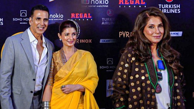 Akshay Kumar-Twinkle Khanna And Dimple Kapadia Grace Day 5 of MAMI Mumbai Film Festival