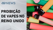 Reino Unido vai proibir cigarros eletrônicos descartáveis a partir de 2025