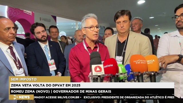 CENTRAL 98 | Governador Zema veta a volta do DPVAT em 2025
