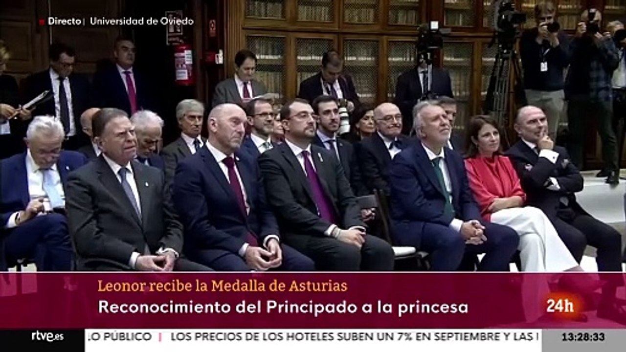 El discurso íntegro de la Princesa Leonor tras...
