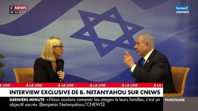 Laurence Ferrari a interrogé Benyamin Netanyahou ce mercredi 23 octobre 2024 sur CNews et Europe 1.