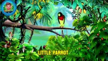 parrot green and bright| nursery rhymes and kids songs