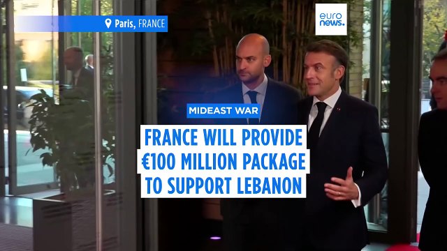 International summit for Lebanon raises nearly €1 billion in aid pledges