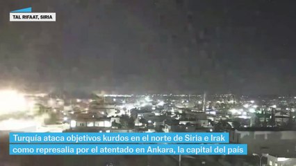 Download Video: Turquía ataca objetivos kurdos en el norte de Siria e Irak como represalia a un atentado en Ankara