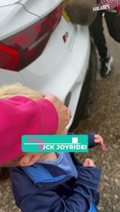 Adorable Boy’s Priceless Reaction to His New Ride-On Truck