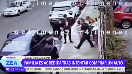 Familia es agredida mientras esperaba comprar un auto en la CDMX