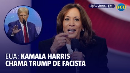 Kamala Harris chama Trump de fascista após acusações de elogios a Hitler