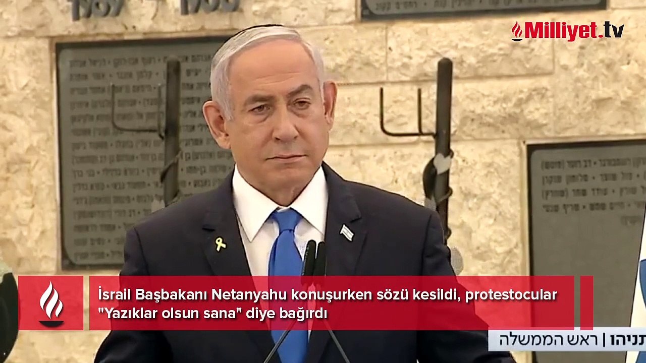 Netanyahu'nun sözünü kestiler: Yazıklar olsun sana!