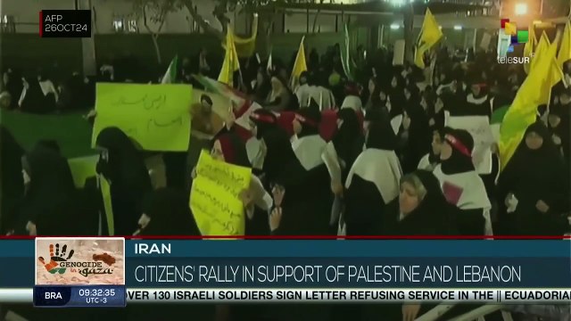 March in Iran in support of Lebanon and Palestine