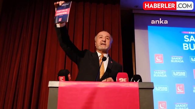 Saadet Partisi Genel Başkan Yardımcısı Cafer Güneş Eskişehir'de Konuştu: Vergi ve Zulüm Düzeni Devam Ediyor