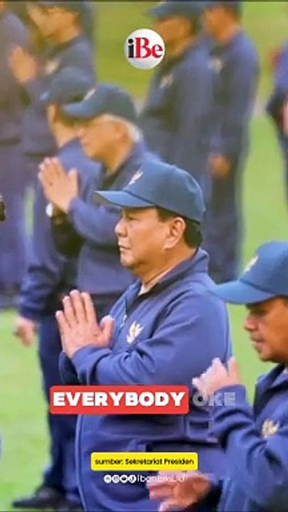 Hari Terakhir Retreat, Prabowo Kompak Olahraga Pagi bersama Kabinet Merah Putih