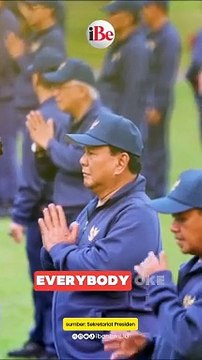 Hari Terakhir Retreat, Prabowo Kompak Olahraga Pagi bersama Kabinet Merah Putih