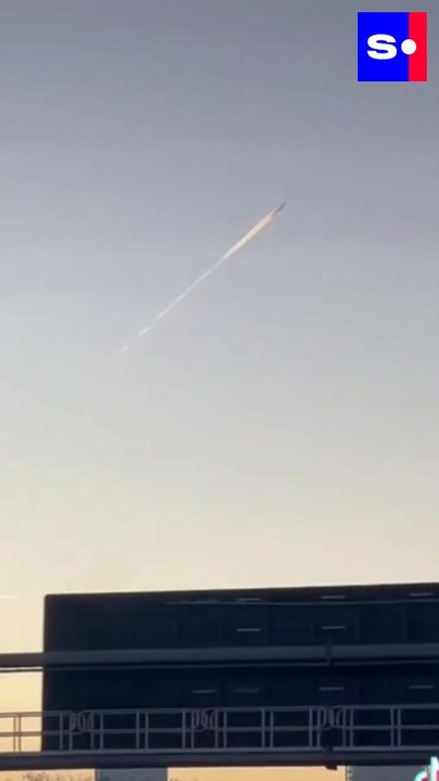 Roquette ? Missile ? De nombreux Belges intrigués par un drôle de spectacle dans le ciel belge