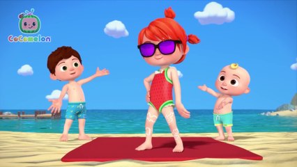 Beach Song!  Sunscreen Safety at the Beach + MORE Kid Tv Nursery Rhymes & Kids Songs