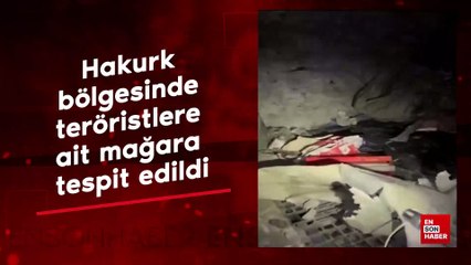 Hakurk bölgesinde teröristlere ait mağara tespit edildi
