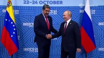 El presidente ruso Putin se reúne con el presidente venezolano Nicolás Maduro en la Cumbre de los BRICS en Kazán, Rusia.