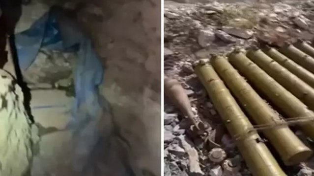 MSB açıkladı: Hakurk bölgesinde teröristlere ait mağarada silah ve mühimmat ele geçirildi