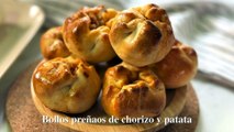 Bollos preñaos de chorizo y patata