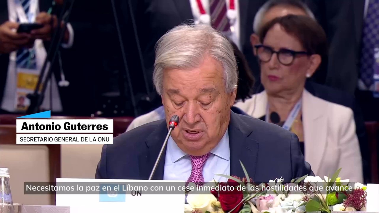 Guterres a Putin: "Necesitamos la paz en Ucrania"