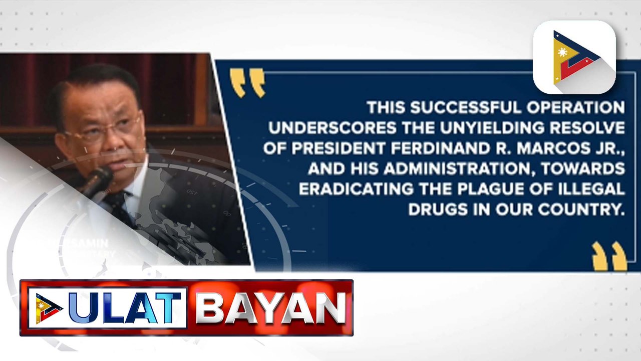 Pag-aresto sa hinihininalang tulak ng ilegal na droga sa San Miguel, Manila, pinuri ni Executive Secretary Lucas Bersamin