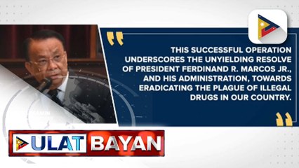 Pag-aresto sa hinihininalang tulak ng ilegal na droga sa San Miguel, Manila, pinuri ni Executive Secretary Lucas Bersamin