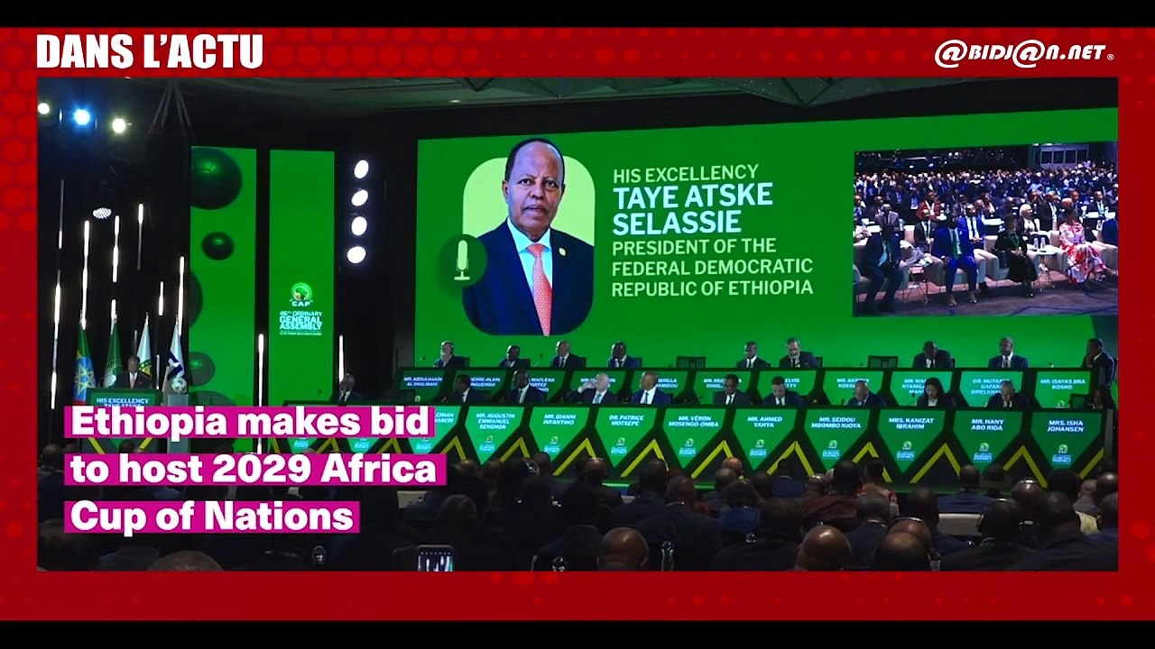 Football- L'Éthiopie candidate pour organiser la Coupe d'Afrique des Nations 2029 après la renonciation du Sénégal