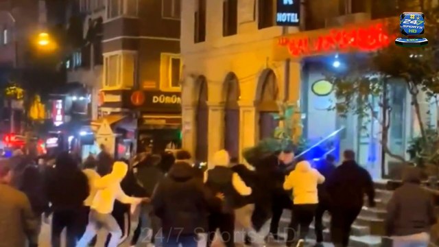 Man Utd fans injured after ‘being ambushed by 50 Fenerbahce ultras in Istanbul’ ahead of Europa League clash