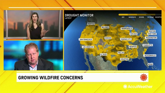 Growing wildfire concerns for Central and Northeast states