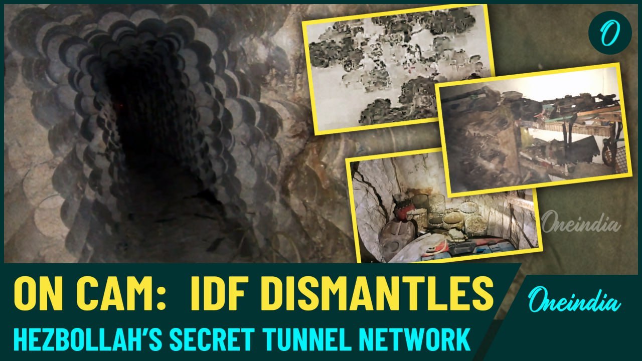 IDF Destroys Hezbollah's Secret Tunnel Hub: Footage Reveals Weapons Cache in Civilian Heartland
