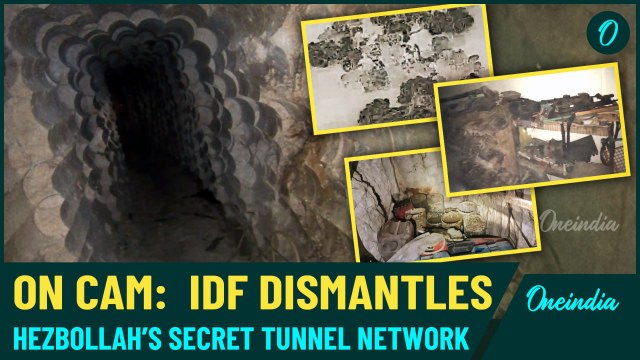 IDF Destroys Hezbollah's Secret Tunnel Hub: Footage Reveals Weapons Cache in Civilian Heartland