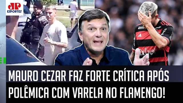 O FLAMENGO É ISSO, cara! TODO MUNDO PODE TUDO! É BIZARRO! Mauro Cezar DETONA POLÊMICA com Varela!