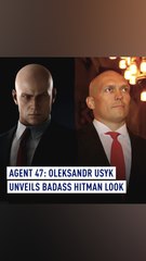 Oleksandr Usyk Surprises Fans with Hitman-Inspired Look at Press Conference 🎯