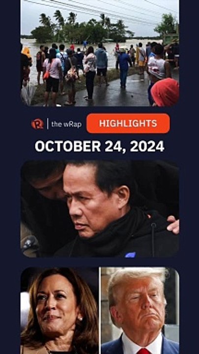 Today's headlines: Severe Tropical Storm Kristine, Al Jazeera, US Elections | The wRap | October 24, 2024