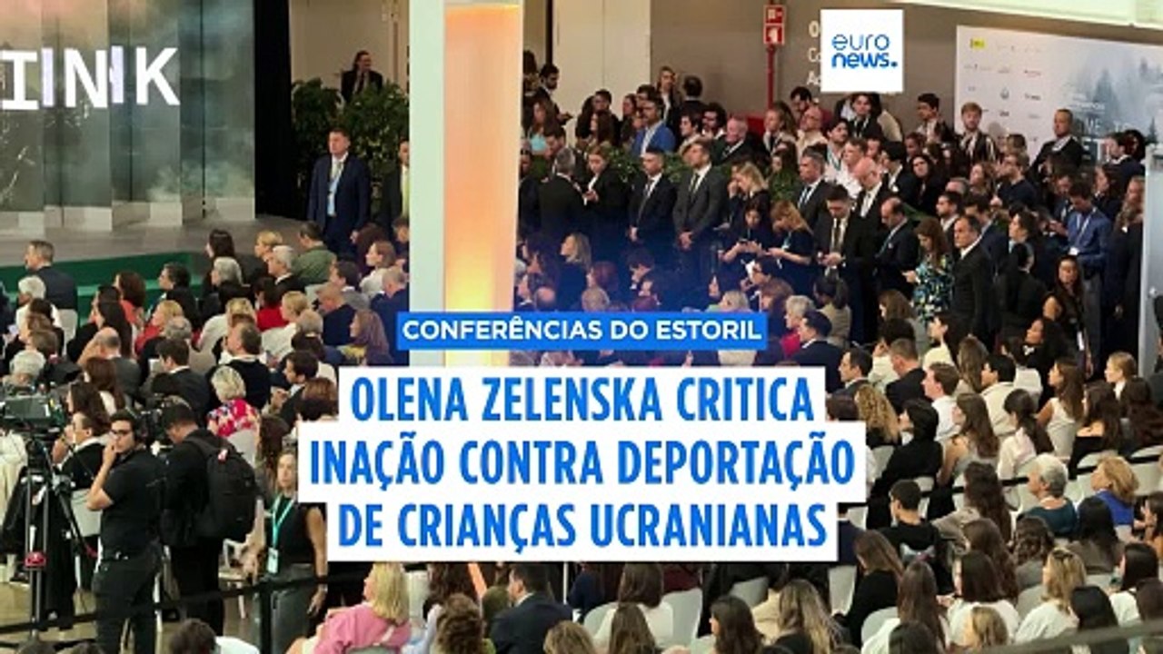 Olena Zelenska critica inação internacional perante a deportação de crianças ucranianas