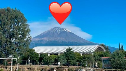Popocatépetl sorprende a todos al lanzar fumarolas en forma de corazón