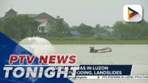 Several areas in Luzon experienced flooding, landslides