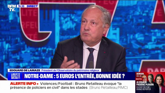 Entrée payante de Notre-Dame de Paris: La réponse au patrimoine en déshérence , pour Édouard de Lamaze (Observatoire du patrimoine religieux)