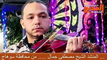 . المنشد الشيخ مصطفى جمال ..... من محافظة سوهاج ... مركز جهينة ,,,, نزلة على ...من ديوان آل قنديل ...  احتفالا بالمولد النبوى